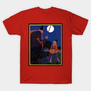 Halloween Witch and Boy T-Shirt